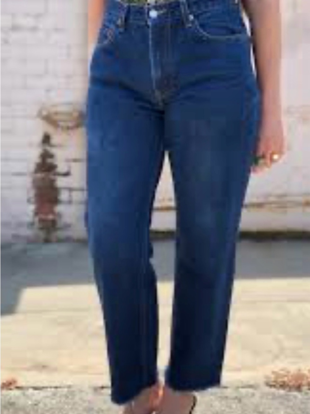 Levi's Relaxed Tapered 550 Jeans in Blue with Red Stitching